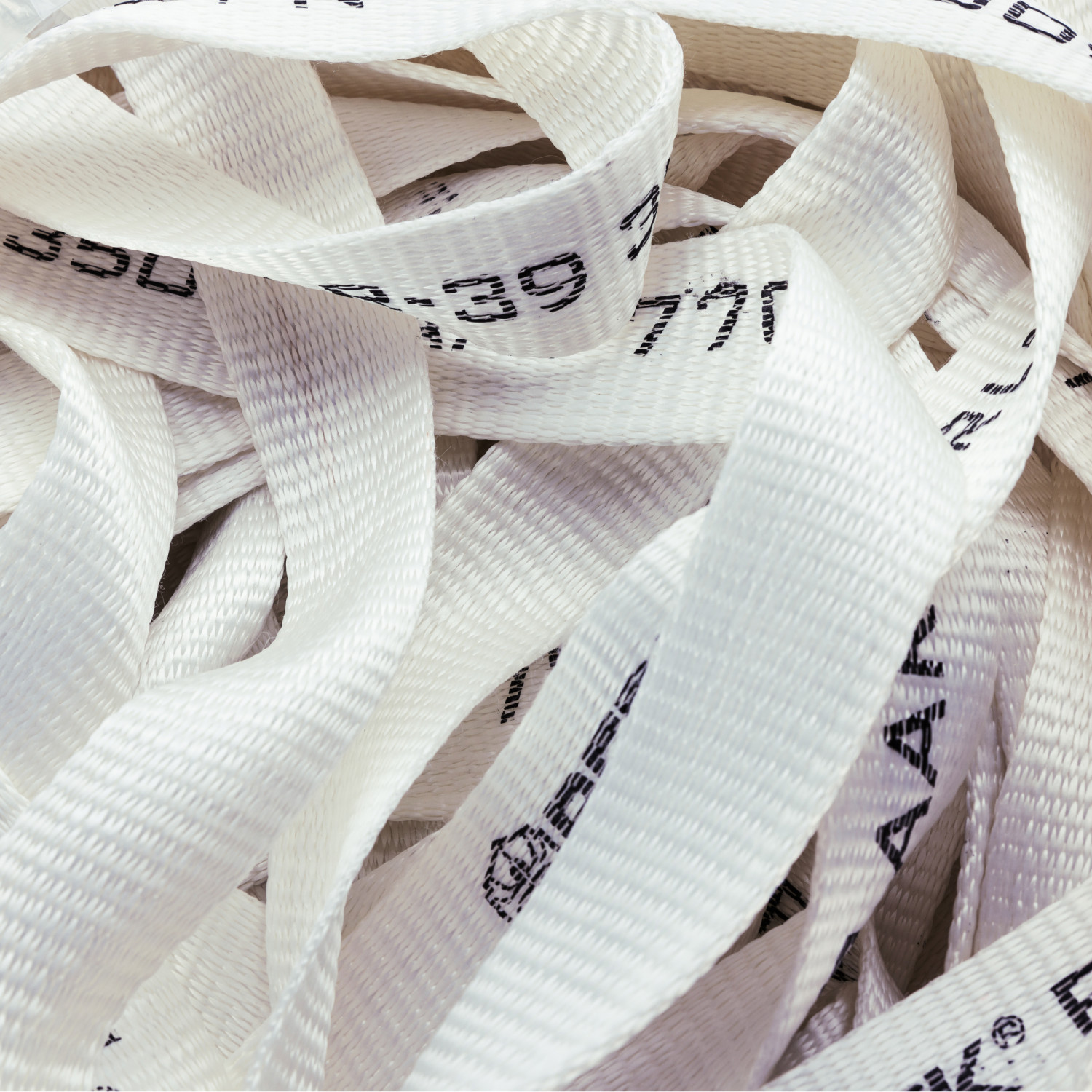 1 1/2" x 656' Woven Cord Lashing, 3500 DAN/ 7700 lbs. Break Strength, AAR Approved, White 1 1/2" x 656' Woven Cord Lashing, 3500 DAN/ 7700 lbs. Break Strength, AAR Approved, White 4